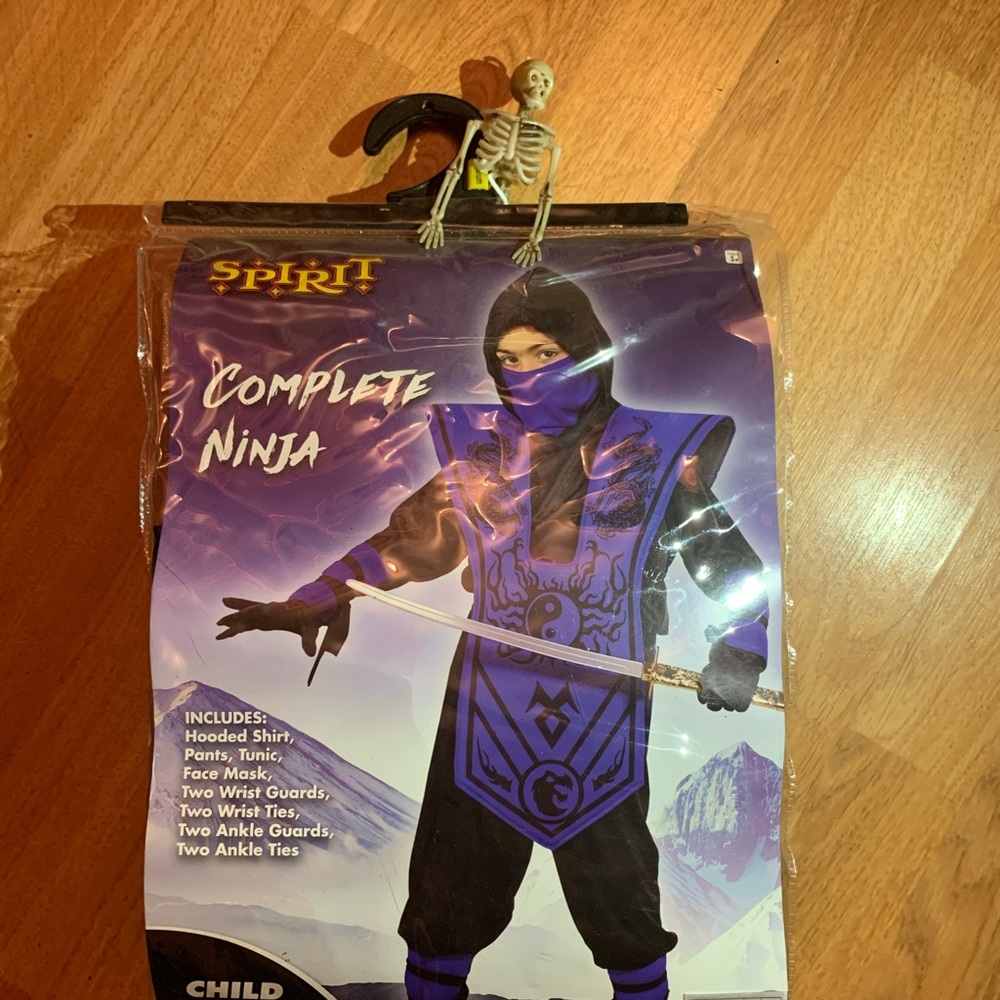 Spirit Halloween Complete Ninja Child Costume